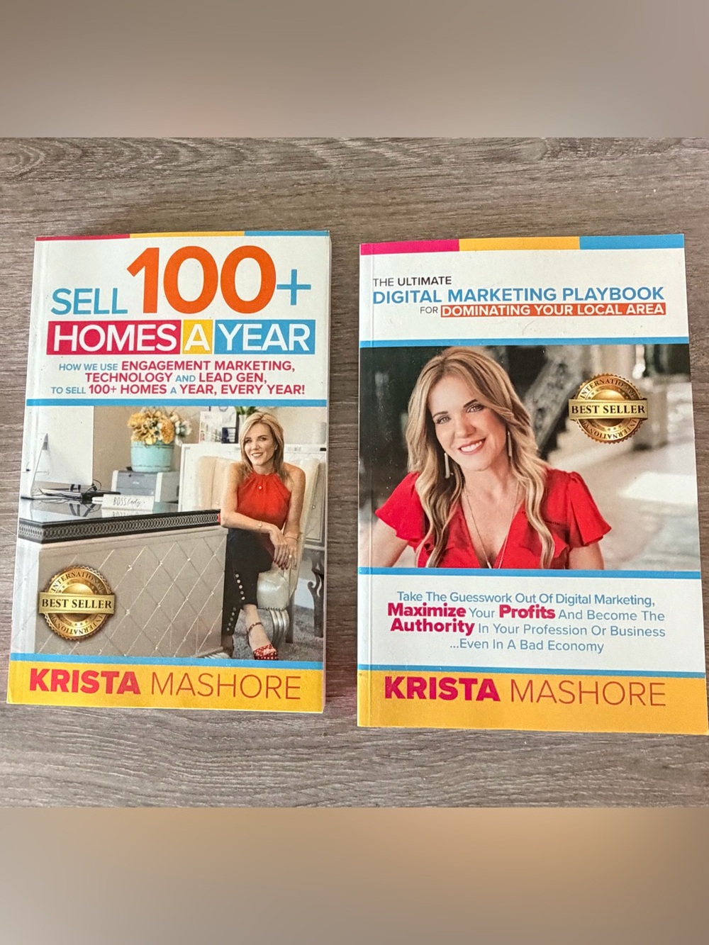 2 Real Estate Digital Marketing books by Krista Mashore